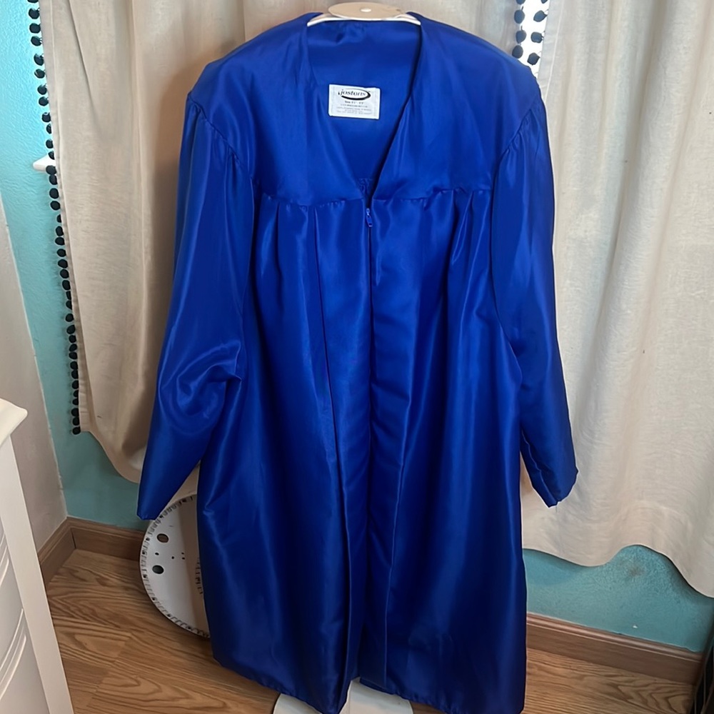 Blue Graduation Gown